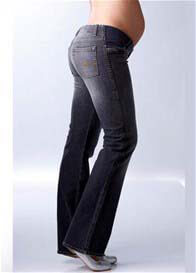 Seraphine - Straight Leg Black Maternity Jeans - ON SALE