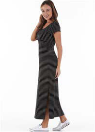 Trimester™ - Logan Side Split Nursing Maxi Dress