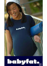 2 chix - Babyfat Maternity Tee