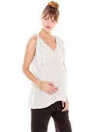 Imanimo - Shyla Top in Off-White Print - ON SALE