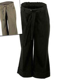 Crave - Cotton Cropped Maternity Trousers - ON SALE