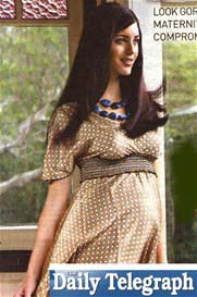 Childish - Salma Silk Bell Sleeved Maternity Dress - ON SALE