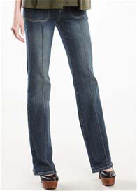 Maternal America - Pintuck Maternity Jeans
