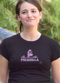 2 chix - PREGZILLA Maternity Tee