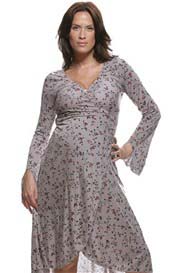 NOM - Print Tulip Maternity Dress