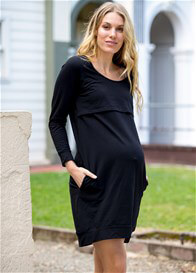 Trimester® - The Mama Journey Dress in Black