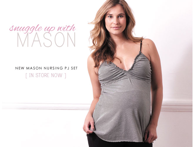 new mason pyjama set by quack maternity