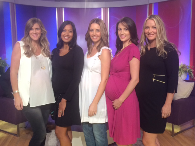 Queen Bee Maternity Fashion Parade on Channel 9 Mornings Show