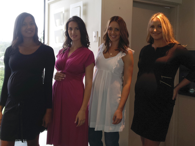 Queen Bee Maternity Fashion Parade on Channel 9 Mornings Show