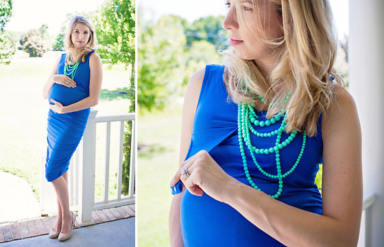 Alyssa Maternity Nursing Dress by Floressa