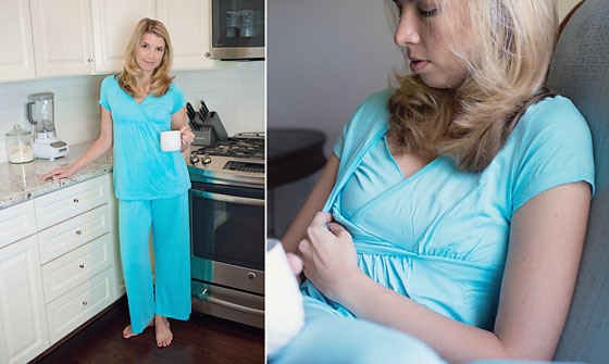 Layla Maternity Nursing Pyjamas by Floressa