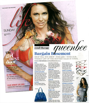 queenbee in sunday life mag