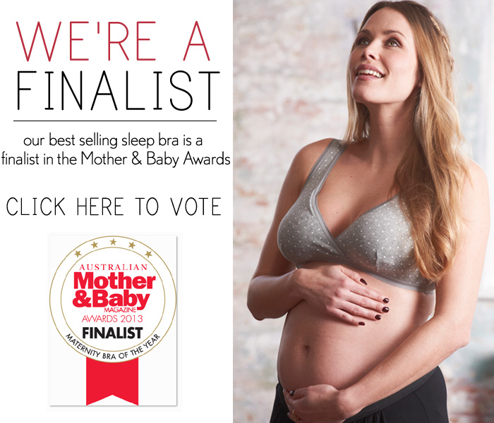 vote for Queen Bee for best maternity bra