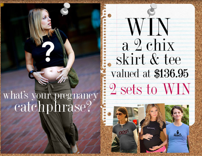 WIN a 2chix skirt and tee valued at $136.95 - 2 sets to WIN