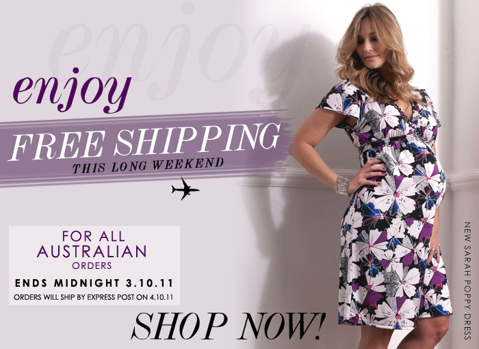 FREE SHIPPING for all Australian orders this long weekend at Queen Bee!