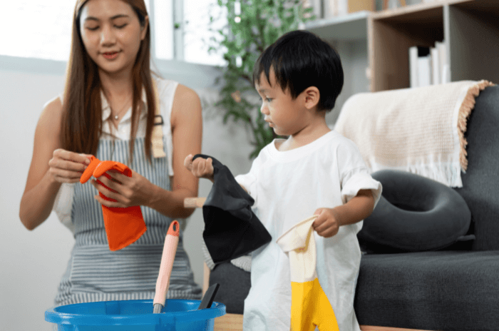 How to Build a Chore Routine That Grows With Your Baby