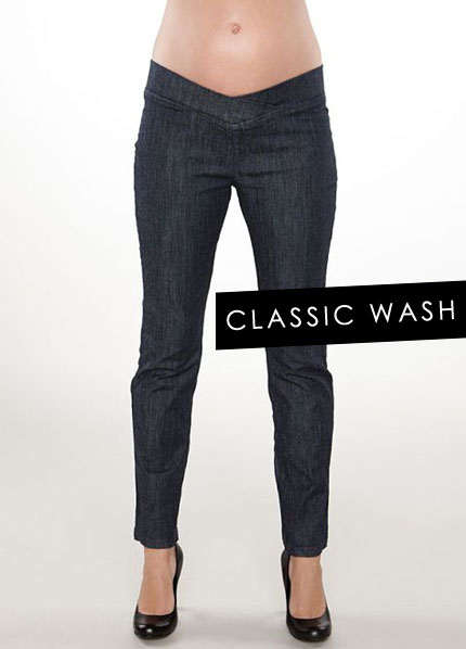 classic wash cigarette jeans