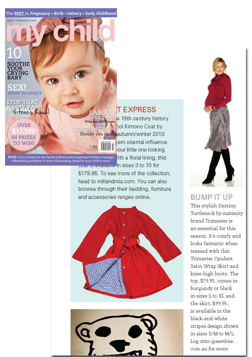 queen bee in my child magazine may 2010