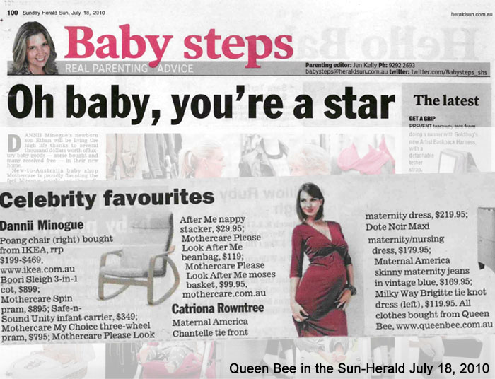 queen bee in the sun herald july 2010
