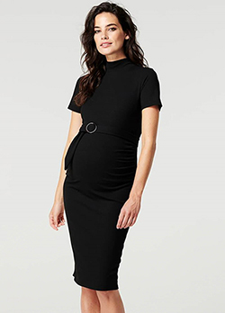 Winter Maternity Rib Dress