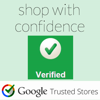 Shop with confidence - We are now a Google Trusted Store