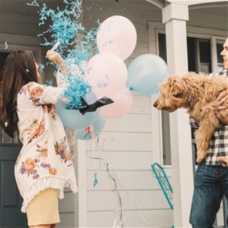 Gender reveal inspiration via Instagram