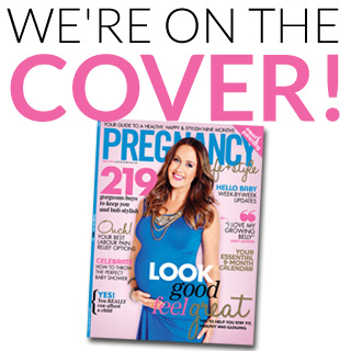 We're on the COVER of Pregnancy Life & Style Magazine 2014/15