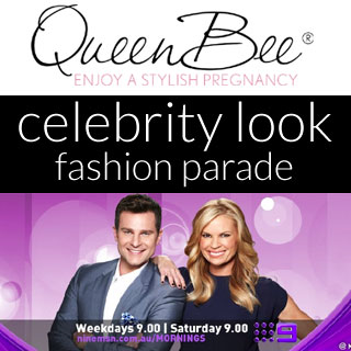 Celebrity Maternity Fashion Parade on Ch 9 MORNINGS Show