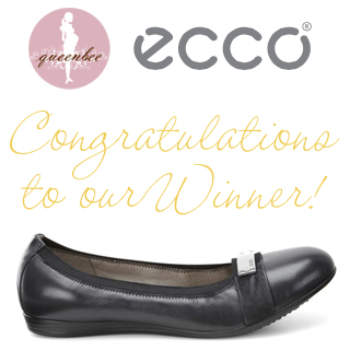 Congratulations to the Winner of the ECCO Touch 15 ballerina shoes