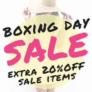 Boxing Day Sale - Extra 20% Off Sale Items