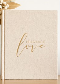 Blossom & Pear - Hello Little Love Pregnancy & Baby Journal in Sand