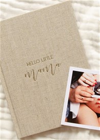 Blossom & Pear - Hello Little Mama Pregnancy Journal in Fawn