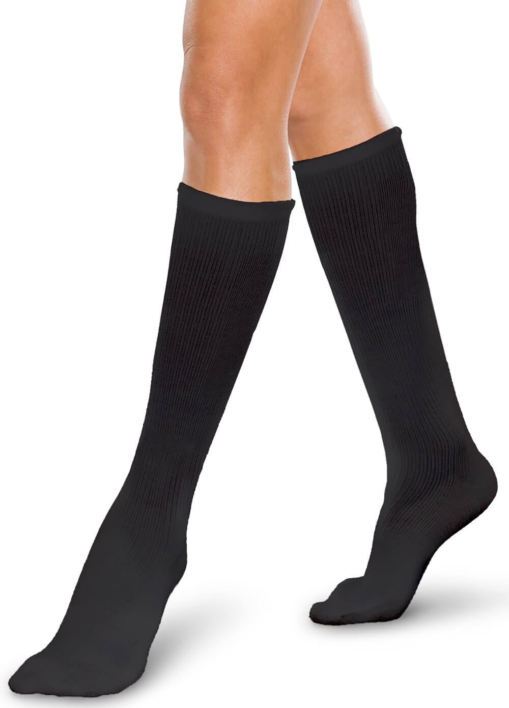 CoreSpun Light Compression Ribbed Socks Queen Bee