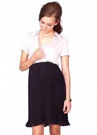 chiffon nursing dress