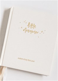 Emma Kate Co - Little Dreamer Baby Journal in Cloud Cream