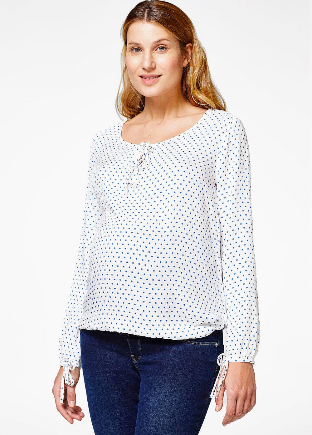 Esprit - Floaty Polkadot Blouse - ON SALE