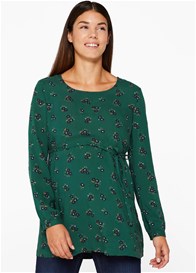 Esprit - Green Floral Viscose Blouse - ON SALE