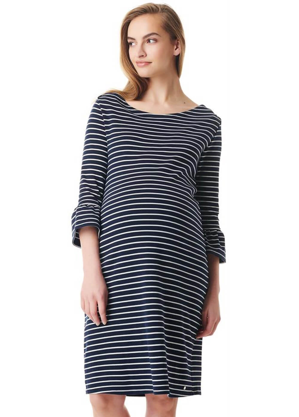 Esprit - Organic Cotton Fluted Sleeves Dress - ON SALE