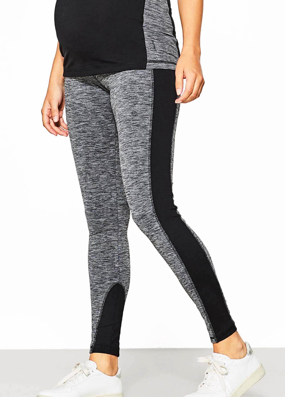 black sport leggings