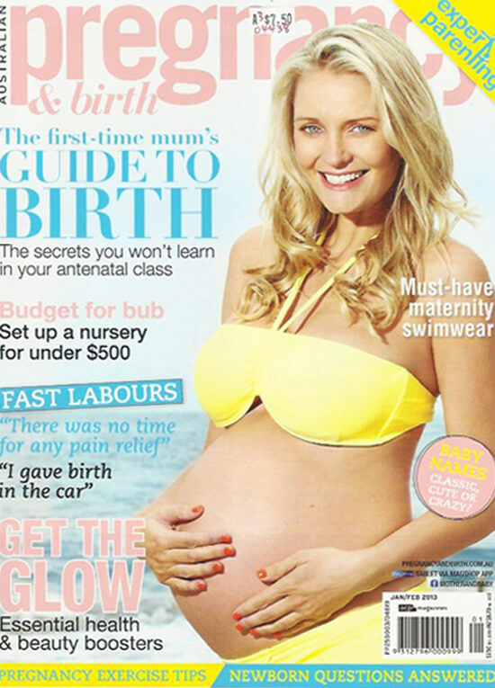 Rachael Yellow Maternity Bikini Swimsuit by Maternal America