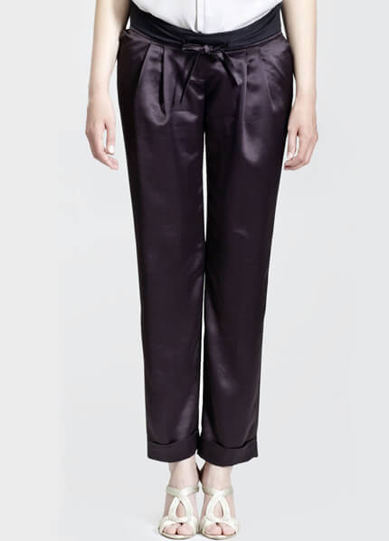 Venice Evening Maternity Trousers in Black by Slacks & Co