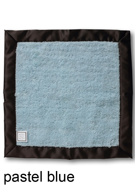 Fuzzy Baby Lovie w Satin Trim by Swaddle Designs