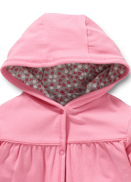 Alice Reversible Newborn Cardigan for Baby Girls by Noppies Baby