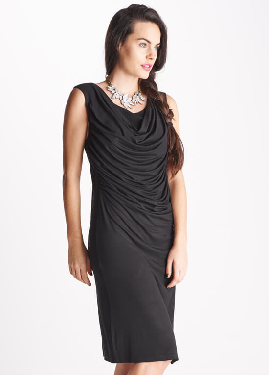 Floressa - Daisy Black Breastfeeding Dress | Queen Bee