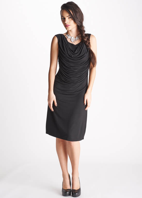 Floressa - Daisy Black Breastfeeding Dress | Queen Bee