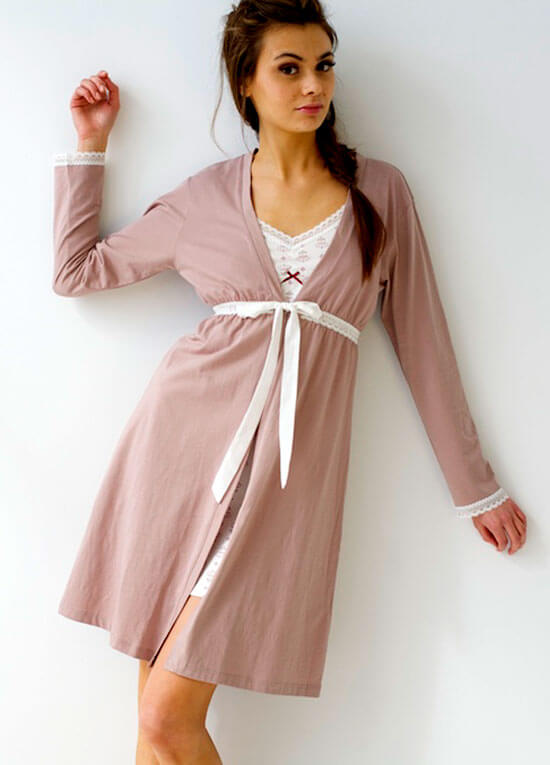 Queen Bee Maternity Robe by Belabumbum