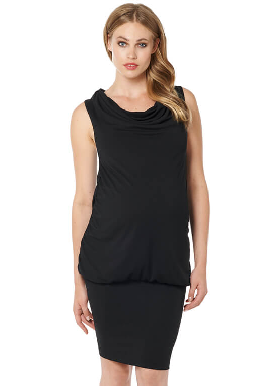 maternity little black dress