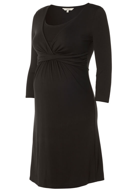 Elias Maternity Nursing Dress in Charcoal by Noppies