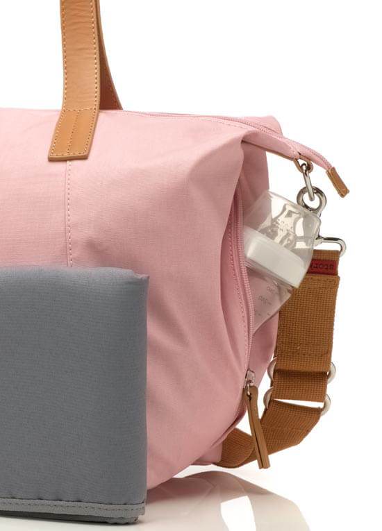 Noa Baby Nappy Change Bag in Pink by Storksak