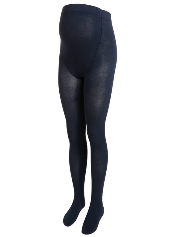 Winter Knit Maternity Tights in Dark Blue by Noppies